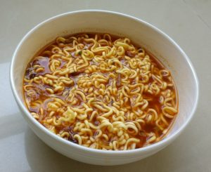 Paldo Teumsae Ramyun Ramen Ruler